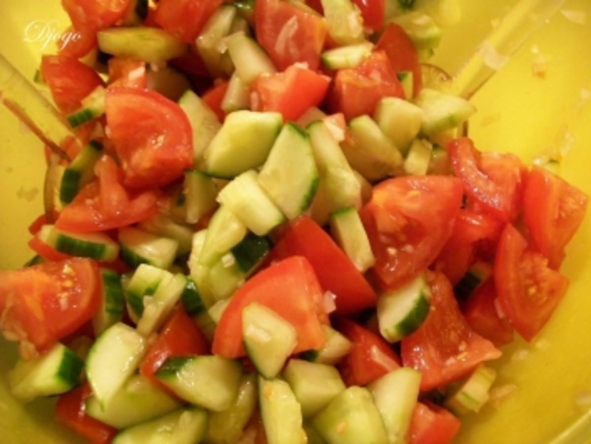 Tomaten Gurken Salat - Rezept