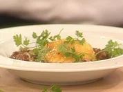 Rezept: Pfefferpotthast mit Kartoffel-Safran-Flan a la Baudrexel Pfefferpotthast mit Kartoffel-Safran-Flan a la Baudrexel - Rezept