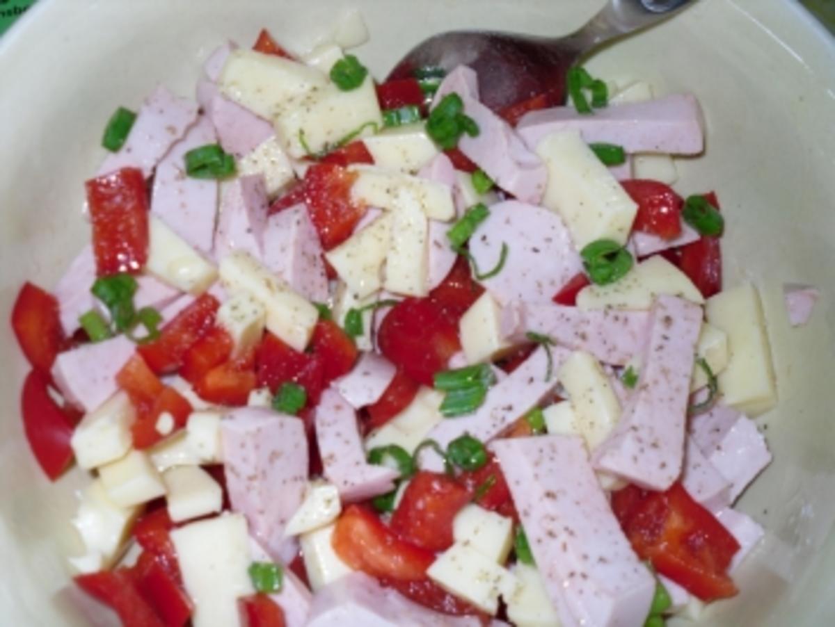 Käse-Wurst-Salat - Rezept