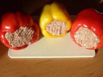 Rezept: Gefüllte Paprikaschoten Bild Nr. 4 Gefüllte Paprikaschoten - Rezept - Bild Nr. 4