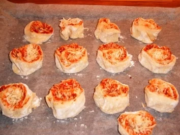 Pizzasnegle, Pizzaschnecken - Rezept - Bild Nr. 6