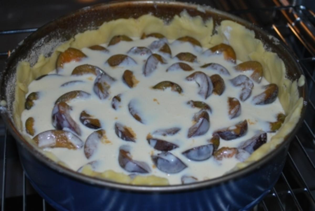 Pflaumenkuchen mit Guss - Rezept - Bild Nr. 2