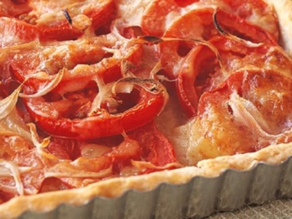 Tomaten-Käse-Tarte - Rezept mit Bild - kochbar.de