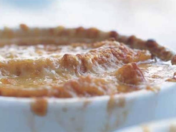 Französische Zwiebelsuppe - einfach - 115 kcal/100g