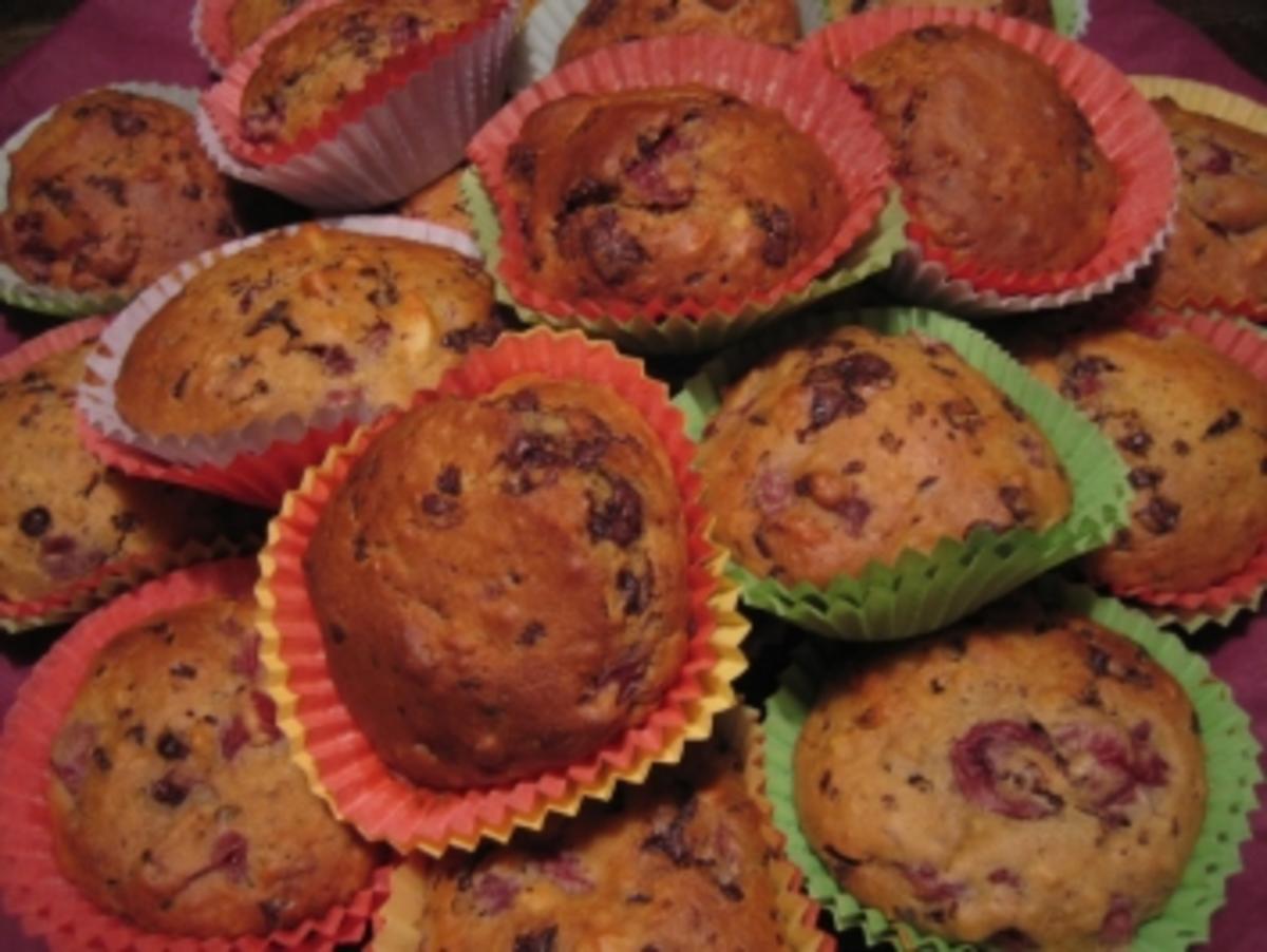 Schokoladen-Kirsch-Muffins - Rezept - Bild Nr. 12