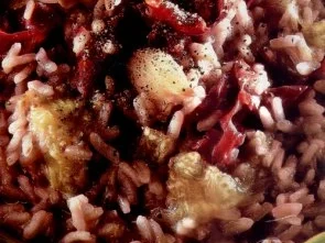 erster gang risotto alla pancetta affumicata - Rezept