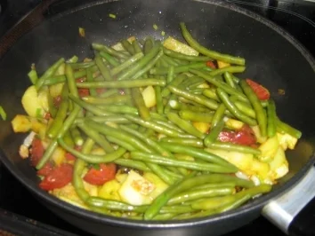 Kartoffel-Bohnen-Pfanne mit Chorizo - Rezept - Bild Nr. 7