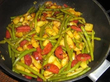 Kartoffel-Bohnen-Pfanne mit Chorizo - Rezept - Bild Nr. 8