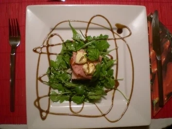 Rezept: Hochstapler im Ruccolanest Hochstapler im Ruccolanest - Rezept