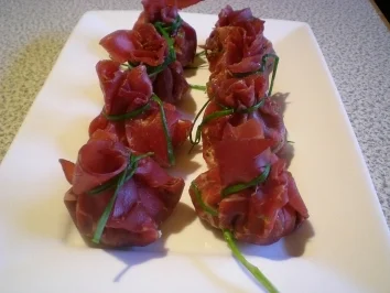 Rezept: gefüllte Prosciuto-Säckchen gefüllte Prosciuto-Säckchen - Rezept