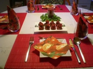 Rezept: gefüllte Prosciuto-Säckchen Bild Nr. 3 gefüllte Prosciuto-Säckchen - Rezept - Bild Nr. 3