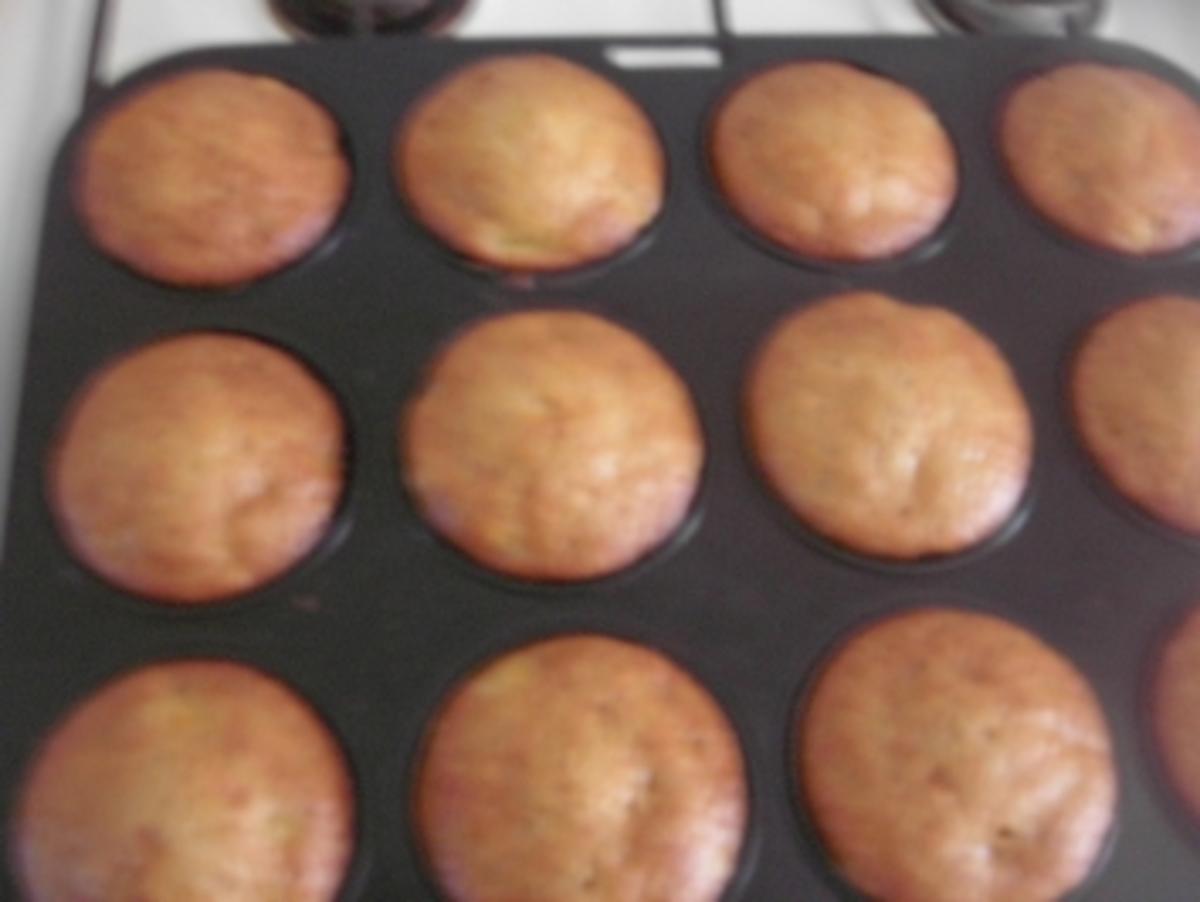 Muffins mit Pfirsich und Pistazien - Rezept