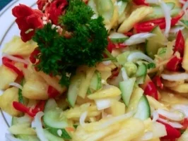 Malaiische Ananas Salat (Acar Nenas) - Rezept - Bild Nr. 2