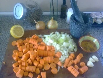 Cremige rote Linsen Suppe - Rezept - Bild Nr. 3