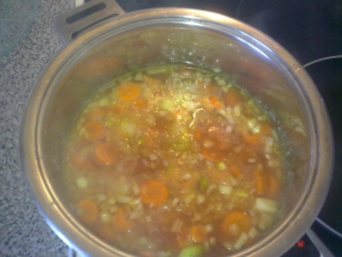 Cremige rote Linsen Suppe - Rezept - Bild Nr. 4
