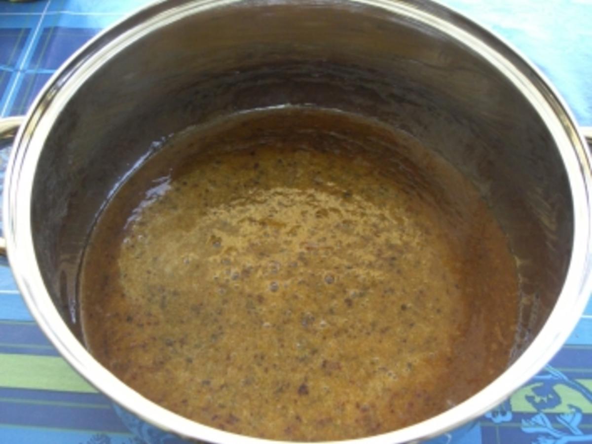 Pflaumenmarmelade mit Rum - einfach - 49 kcal/100g
