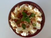 ** Dessert & Süßes ** Zimtjoghurt mit Honig und frischer Minze - Rezept