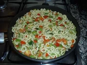 Fideuá con Olivenöl sin carne y pescado - Rezept