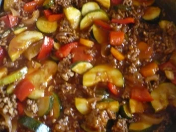 Zucchinipfanne - Rezept