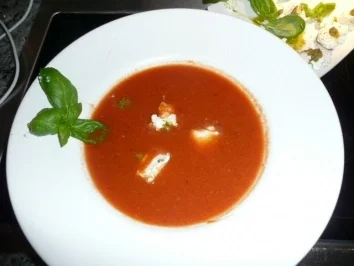 SUPPE /GEMÜSE /Tomatensuppe /kalt evtl. mit Ingwer und Ziegenkäsenocken - Rezept - Bild Nr. 6