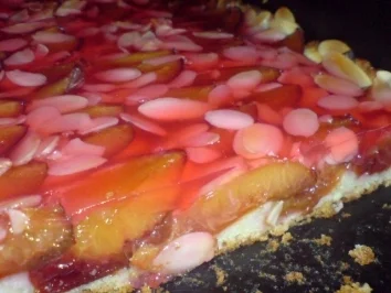 Pflaumenkuchen mit Geleeguß - Rezept - Bild Nr. 2