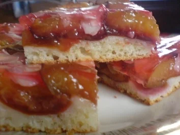 Pflaumenkuchen mit Geleeguß - Rezept - Bild Nr. 3