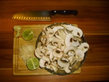 Rezept: Champignon-Limetten-Soße Champignon-Limetten-Soße - Rezept