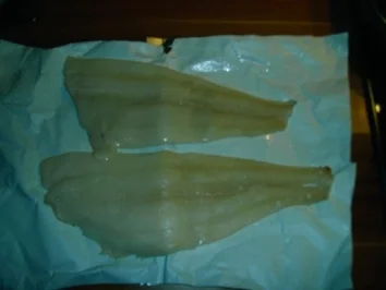 Rezept: Schwarze Heilbuttfilets gebraten Schwarze Heilbuttfilets gebraten - Rezept