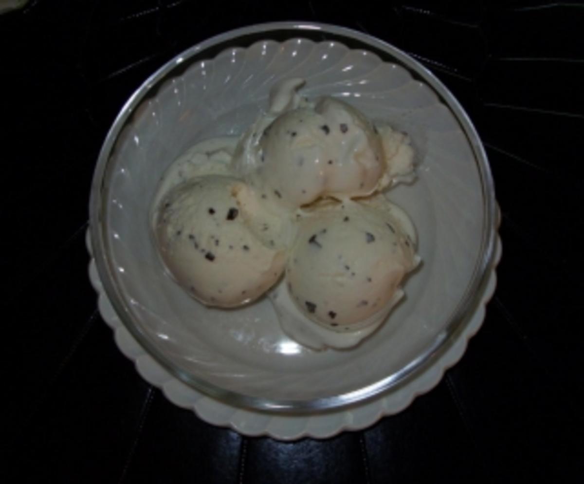 Joghurt-Sahne-Eis mit Schokoladenüberzug und Pistazienkerne - Rezept - Bild Nr. 2