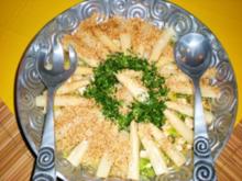 VORSPEISE: Spargelsalat mit mariniertem Hähnchenfleisch - Rezept
