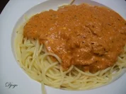 Nudelsoße Tomate-Thunfisch (5min) - Rezept