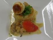 Blätterteigpasteten mit Champignon-Garnelen-Weißweinfüllung - Rezept