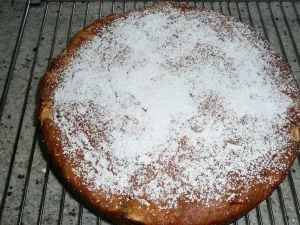 Rührteig Apfelkuchen mit Schoko - Rezept