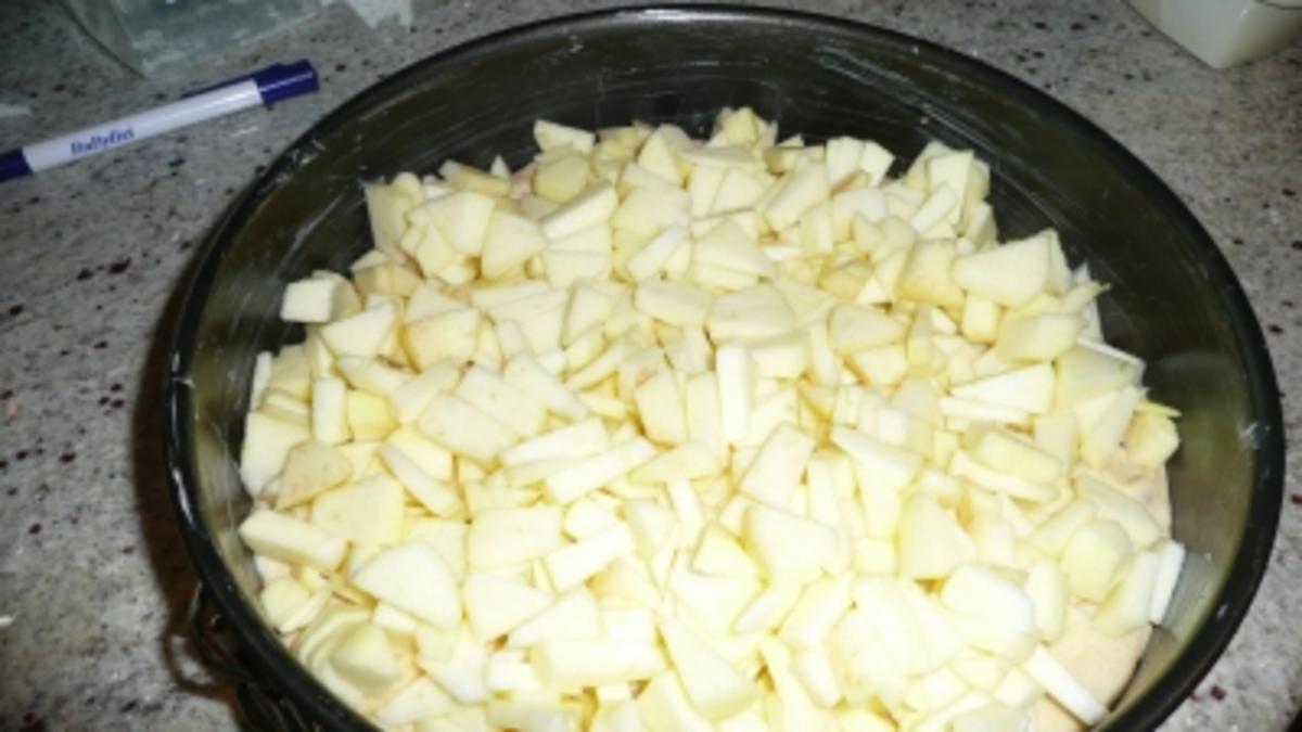 Rührteig Apfelkuchen mit Schoko - Rezept - Bild Nr. 4