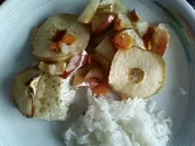 Kabeljau mit Apfel - Rezept