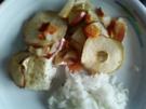 Kabeljau mit Apfel - Rezept