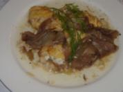 ( Galicien ) Rape con fabes y endibia - Rezept