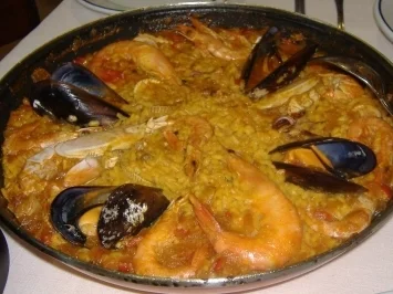 ( Galicien )Arroz con mariscos - Rezept