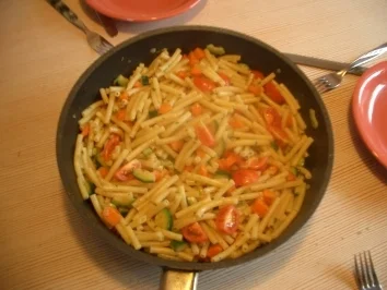 Rezept: a`schnelle Zucchini-Pfanne a`schnelle Zucchini-Pfanne - Rezept