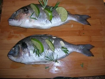 Rezept: Doraden an Ofengemüse mit Kartoffelsoufflée (heute ist mal wieder Fischtag) Bild Nr. 6 Doraden an Ofengemüse mit Kartoffelsoufflée (heute ist mal wieder Fischtag) - Rezept - Bild Nr. 6