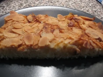 Blitz-Butter-Kuchen mit Mandeln - Rezept