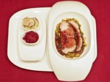 Iberico-Schwein, Püree aus Trüffeln und Roter Bete (Margarethe Schreinemakers) - Rezept