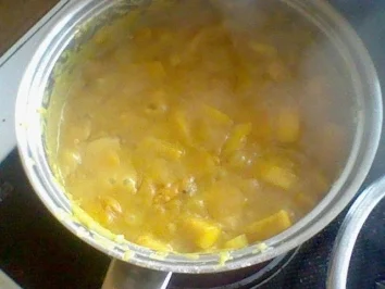 Hähnchenstreifen mit Reis und Currysoße - Rezept - Bild Nr. 4