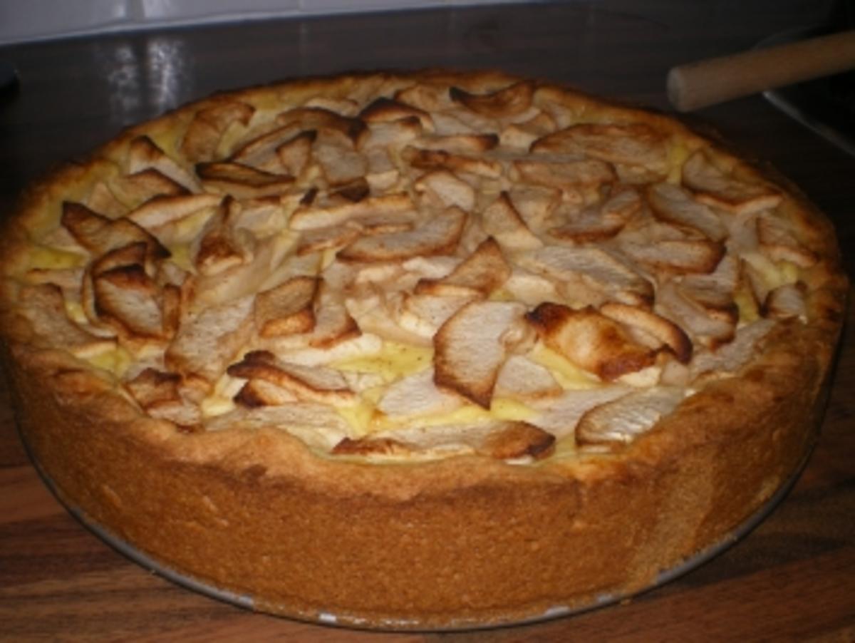 Apfelkuchen mit Vanillepudding - Rezept - kochbar.de