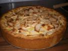 Apfelkuchen mit Vanillepudding - Rezept
