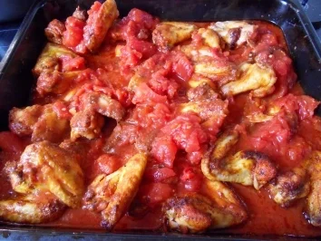 Rezept: Hähnchenflügel mit Beilage Bild Nr. 6 Hähnchenflügel mit Beilage - Rezept - Bild Nr. 6