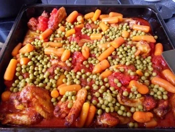 Rezept: Hähnchenflügel mit Beilage Bild Nr. 7 Hähnchenflügel mit Beilage - Rezept - Bild Nr. 7