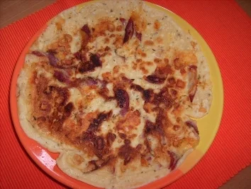 Rezept: Pikanter Pfannekuchen Pikanter Pfannekuchen - Rezept