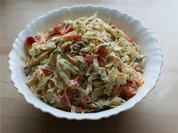 Weißkrautsalat mit Creme Fraiche - Rezept
