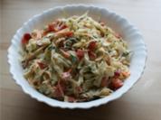 Rezept: Weißkrautsalat mit Creme Fraiche Weißkrautsalat mit Creme Fraiche - Rezept